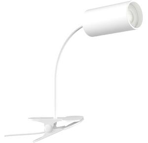 Immax NEO 08294L - Гъвкава лампа с щипка PUNTO 1xGU10/9W/230V бяла