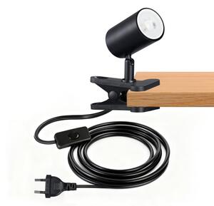 Immax NEO 08291L - Лампа с щипка PUNTO 1xGU10/9W/230V черна