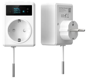 Immax NEO 07811L - Умен контакт с термометър F 3680W Wi-Fi