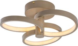 Rabalux 71400-LED Димируема таванна лампа ISIDORA 32W/230V 3000-6500K Ø31 см бежова + дистанционно управление