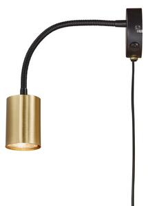 Nordlux - Стенен аплик EXPLORE 1xGU10/7W/230V месинг
