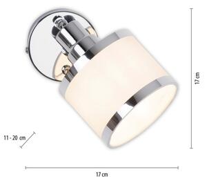 Leuchten Direkt 15371-17 - Спот аплик ACCOR 1xE14/25W/230V