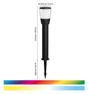 WiZ - LED RGBW димируема външна лампа ELPAS LED/4,8W/12/230V IP65 Wi-Fi
