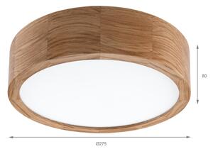 Brilagi - LED таванно осветително тяло CARVALHO LED/20W/230V дъб пр. 27,5 см