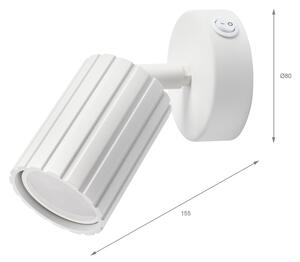 Brilagi - Стенно точково осветително тяло CRISPINA 1xGU10/10W/230V бяло