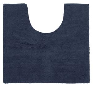 Тъмно синя постелка за баня 50x45 cm Riva - Tiseco Home Studio