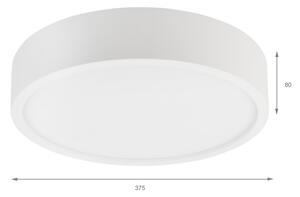 Плафон NATURAL 3xE27/15W/230V Ø 37,5 cm, цвят бор/бял