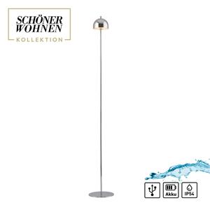 Schöner Wohnen 19245-17 - Димируема LED подова лампа BELLIS LED/2,5W/5V IP54 хром