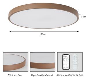 Brilagi-LED Димируемо осветително тяло POOL SMART LED/128 Вт/230 В 100 см Wi-Fi Tuya+ДУ кафяво