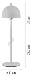 Schöner Wohnen 19244-16 - Димируема LED настолна лампа BELLIS LED/2,5W/5V IP54 бяла