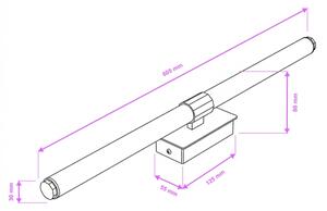 Brilagi - LED осветление за огледало за баня DIANA LED/10W/230V IP44 лъскав хром