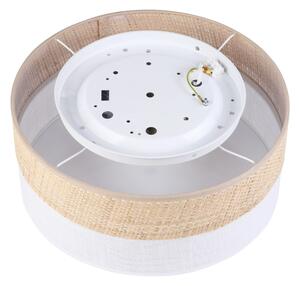LED таванен плафон SIRJA BOHO LED/20W/230V диам. 35 см бежово/бяло