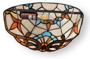 Brilagi - Tiffany витражен стенен аплик MIRABELLA 1xE14/40W/230V