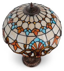 Brilagi - Tiffany витражна настолна лампа MIRABELLA 2xE27/60W/230V