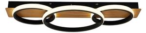 LED таванно осветително тяло ROWENA LED/18W/230V черно/кафяво
