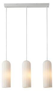 Nordlux - Полилей на кабел MIELLA 3xE27/25W/230V бял