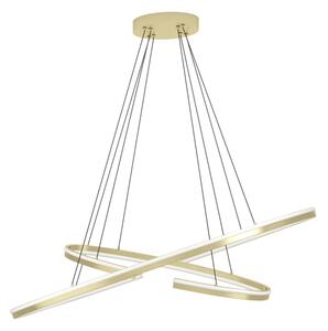 Eglo 390487 - Димируем LED полилей на кабел BOGADO LED/50W/230V, златист + дистанционно управление