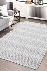 Мек луксозен килим Decor от памук и полиестер цвят грейдж - 120/180