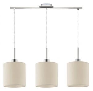 Eglo - LED полилей с кабелно окачване TUNJA 3xE27/60W/230V кремав