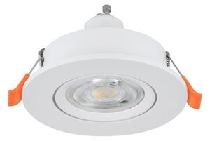 Eglo 902241 - LED вградено точково осветително тяло BARRANCO 1xGU10/4,5W/230V бяло