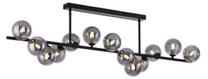 Schöner Wohnen 14505-18 - LED полилей, монтиран на тръба DUBAI 13xG9/3W/230V черен/опушен
