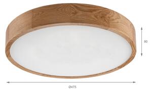 Brilagi - LED таванно осветително тяло CARVALHO LED/36W/230V, дъб, диаметър 47,5 см
