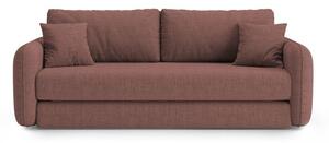 Тъмнорозов сгъваем диван 225 cm Dormi – Micadoni
