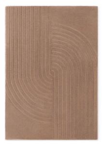 Бежов ръчно изработен вълнен килим 80x150 cm Arcura – Vikosa