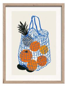 Печатна картина с включена рамка 30x40 cm Summer Fruit – Styler