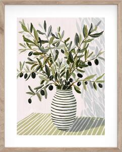 Печатна картина с включена рамка 40x50 cm Olive Bunch II – Styler