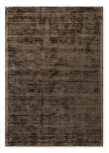 Кафяв ръчно изработен килим от вискоза 80x150 cm Noemi – Vikosa