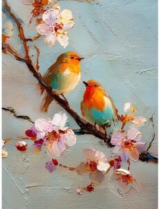Печатна картина с включена рамка 60x80 cm Robins – Styler