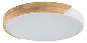Rabalux 71417 - LED таванен плафон MAPLE2 LED/24W/230V 3000K бял/дъб Ø61 см