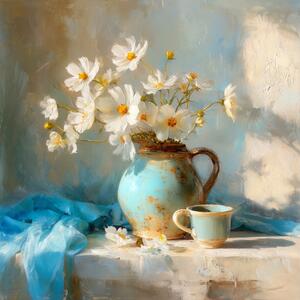 Печатна картина с включена рамка 70x70 cm Anemone – Styler