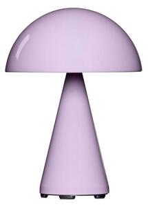 Светлорозова LED затъмняваща се настолна лампа (височина 20 cm) Mush – Hübsch