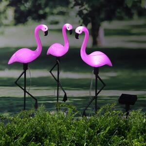 Соларни LED градински лампи Flamingo 3 бр