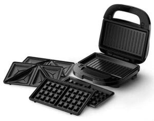 PHILIPS Sandwich maker 3 plate sets paninis sandwiches and waffles