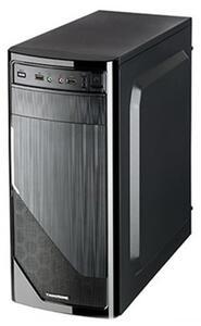 Chassis FC-F52A, ATX, 7 slots, 2 X 5.25", 3 X 3.5" H.D., 2 X 2.5", 1 x USB 3.0, 2 X USB2.0 / 2 x AUDIO /, PSU 550W 12 sm, 20+4pin, 2 x IDE, 3 x SATA, Black