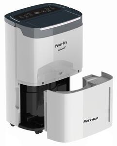 Обезвлажнител на въздух Rohnson R-91250, 750W, 7 l резервоар, подходящ за помещения с площ до 200 m², функция за сушене на дрехи, бял