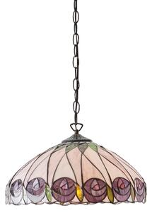 Endon 64176 - Полилей на верига Tiffany HUTCHINSON 1xE27/60W/230V диам. 40 см