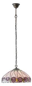 Endon 64176 - Полилей на верига Tiffany HUTCHINSON 1xE27/60W/230V диам. 40 см