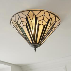 Endon 112191 - Таванно осветително тяло Tiffany ASTORIA 2xE27/60W/230V диам. 40 см