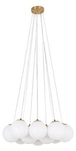 Brilagi - Полилей на кабел GLOBE 10xE14/15W/230V бял