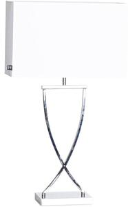 ByRydens 2820440-5000 - Настолна лампа OMEGA 1xE27/5W/230V бяла/лъскав хром