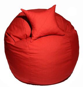 Комплект, Барбарон и декоративна възглавница, 600л., King Size - Montana Red, Перящ се калъф, Пълнеж с микс от мемори пяна и дунапрен, Трансформира се в легло, Гама Diamond