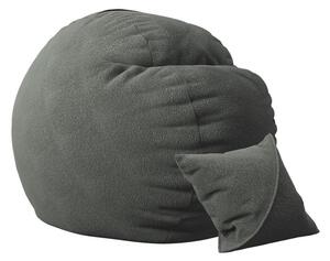 Комплект, Барбарон и декоративна възглавница, 600л., King Size - Smoke Grey, Перящ се калъф, Трансформира се в легло, Пълнеж с микс от мемори пяна и дунапрен, Гама Premium