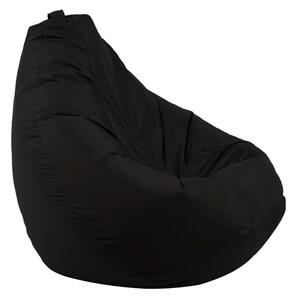 Калъф за пуф круша, 320л., Nirvana Grande - Panama Black, (Не съдържа пълнеж), водоустойчив