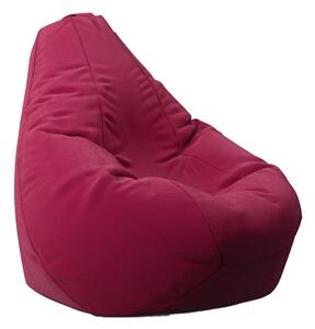 Пуф круша, 220л., Nirvana Hobbit - Raspberry, Перящ се калъф, Пълнеж от полистиролни перли, Гама Plush Honey