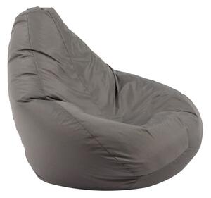 Калъф за пуф круша, 220л., Nirvana Hobbit - Teteron Grey, (Не съдържа пълнеж), за открито