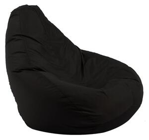 Калъф за пуф круша, 220л., Nirvana Hobbit - Panama Black, (Не съдържа пълнеж), водоустойчив